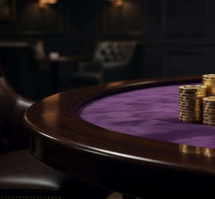 Królewska atmosfera przy stole pokerowym